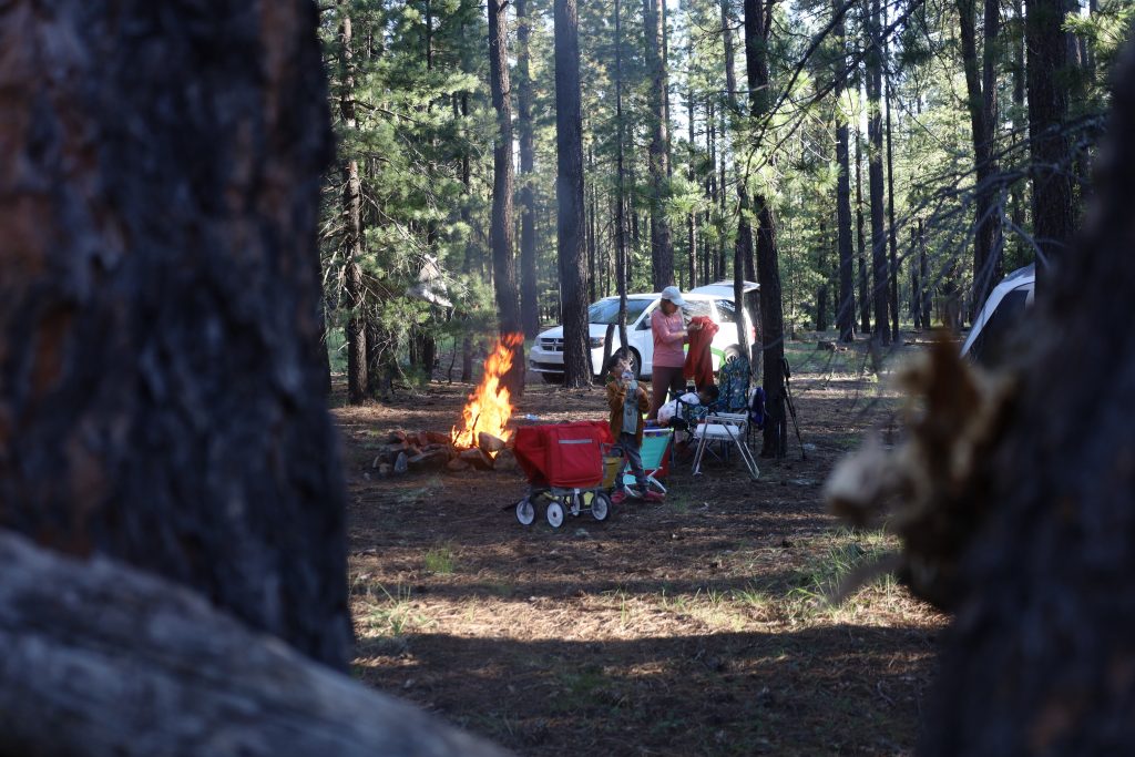 Camping at the Mogollon Rim
