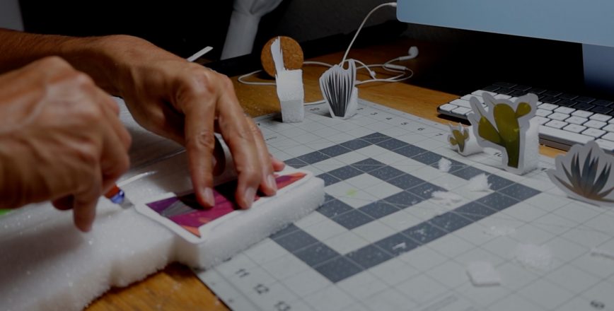 Stop motion animation process